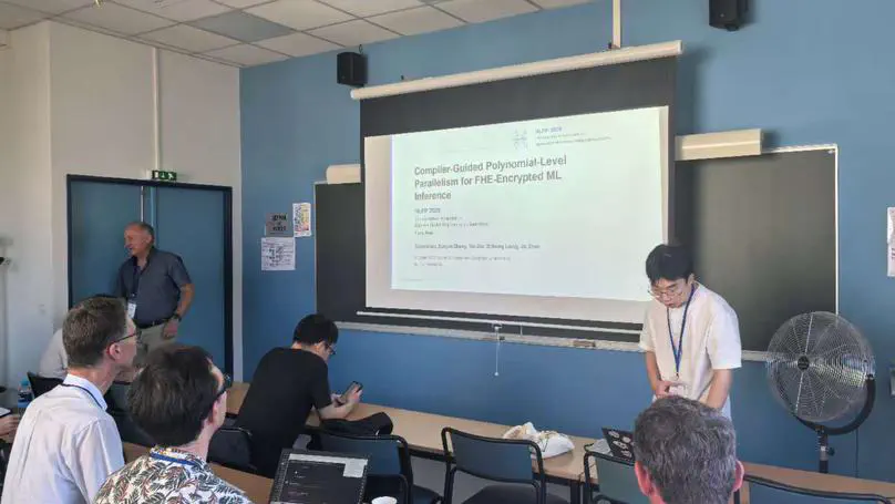 Zijian Duan Presents His Research at HLPP 2026 in Paris.